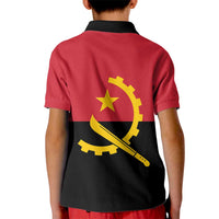 Angola Country Flag Kid Polo Shirt Virtus Unita Fortior