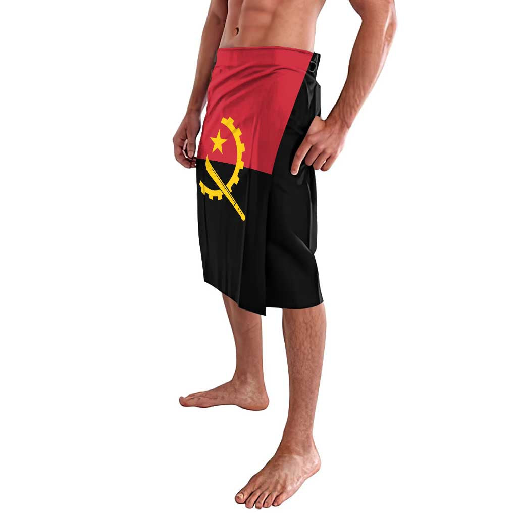 Angola Country Flag Lavalava Virtus Unita Fortior