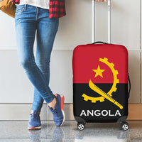Angola Country Flag Luggage Cover Virtus Unita Fortior