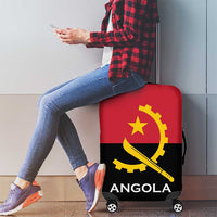 Angola Country Flag Luggage Cover Virtus Unita Fortior