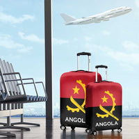 Angola Country Flag Luggage Cover Virtus Unita Fortior