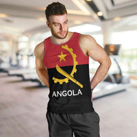 Angola Country Flag Men Tank Top Virtus Unita Fortior
