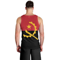 Angola Country Flag Men Tank Top Virtus Unita Fortior