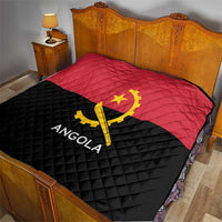 Angola Country Flag Quilt Virtus Unita Fortior