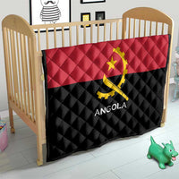 Angola Country Flag Quilt Virtus Unita Fortior