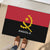 Angola Country Flag Rubber Doormat Virtus Unita Fortior