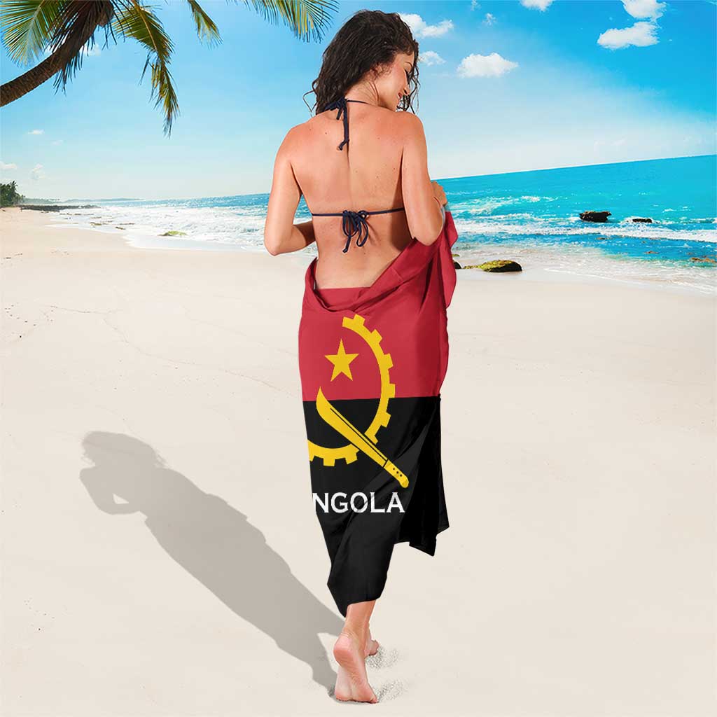 Angola Country Flag Sarong Virtus Unita Fortior