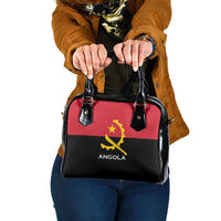 Angola Country Flag Shoulder Handbag Virtus Unita Fortior