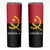 Angola Country Flag Skinny Tumbler Virtus Unita Fortior