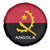 Angola Country Flag Spare Tire Cover Virtus Unita Fortior