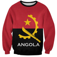 Angola Country Flag Sweatshirt Virtus Unita Fortior