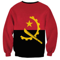 Angola Country Flag Sweatshirt Virtus Unita Fortior
