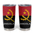 Angola Country Flag Tumbler Cup Virtus Unita Fortior