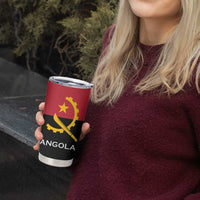 Angola Country Flag Tumbler Cup Virtus Unita Fortior