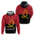 Angola Country Flag Zip Hoodie Virtus Unita Fortior