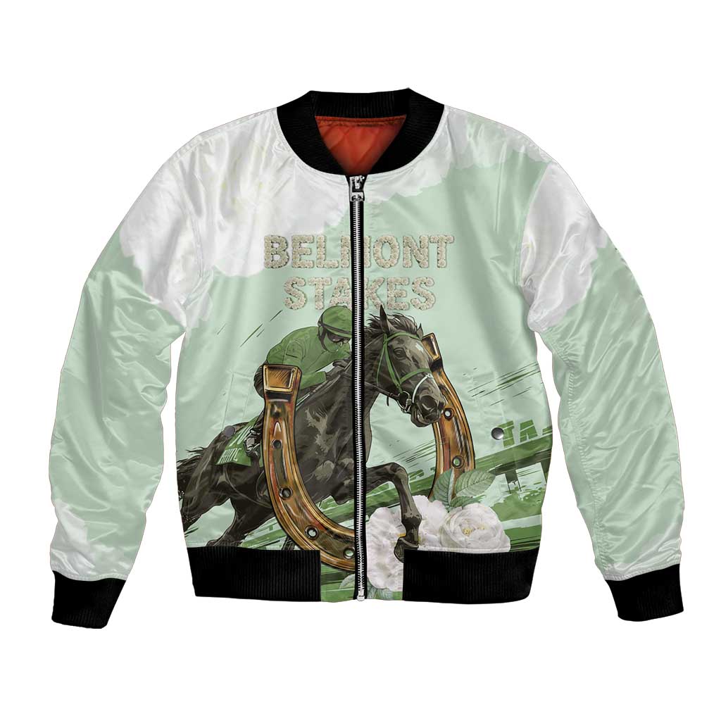 158th Anniversary Belmont Horse Racing Bomber Jacket Run for the Carnations