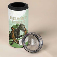158th Anniversary Belmont Horse Racing 4 in 1 Can Cooler Tumbler Run for the Carnations