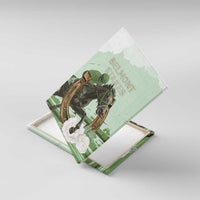 158th Anniversary Belmont Horse Racing Canvas Wall Art Run for the Carnations