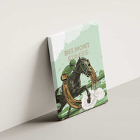 158th Anniversary Belmont Horse Racing Canvas Wall Art Run for the Carnations