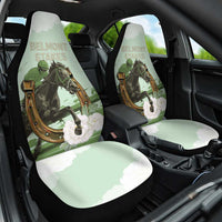 158th Anniversary Belmont Horse Racing Car Seat Cover Run for the Carnations
