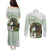 158th Anniversary Belmont Horse Racing Couples Matching Puletasi and Long Sleeve Button Shirt Run for the Carnations