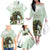 158th Anniversary Belmont Horse Racing Family Matching Off The Shoulder Long Sleeve Dress and Hawaiian Shirt Run for the Carnations