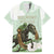 158th Anniversary Belmont Horse Racing Family Matching Off The Shoulder Long Sleeve Dress and Hawaiian Shirt Run for the Carnations