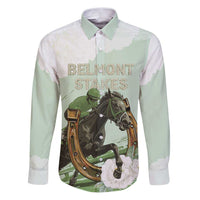 158th Anniversary Belmont Horse Racing Family Matching Puletasi and Hawaiian Shirt Run for the Carnations