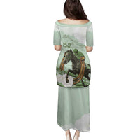 158th Anniversary Belmont Horse Racing Family Matching Puletasi and Hawaiian Shirt Run for the Carnations