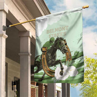 158th Anniversary Belmont Horse Racing Garden Flag Run for the Carnations