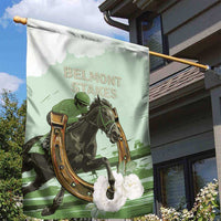 158th Anniversary Belmont Horse Racing Garden Flag Run for the Carnations