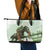 158th Anniversary Belmont Horse Racing Leather Tote Bag Run for the Carnations