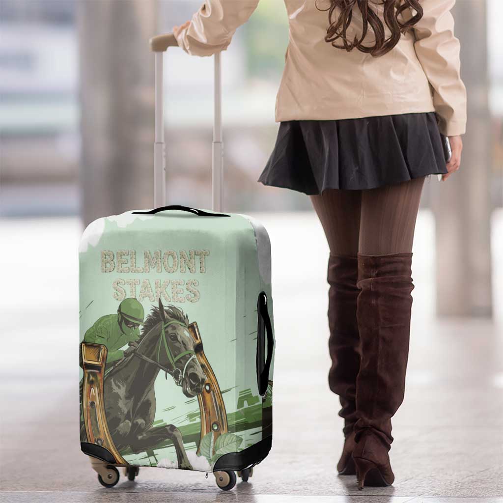158th Anniversary Belmont Horse Racing Luggage Cover Run for the Carnations