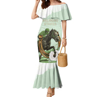 158th Anniversary Belmont Horse Racing Mermaid Dress Run for the Carnations