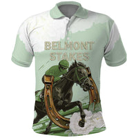 158th Anniversary Belmont Horse Racing Polo Shirt Run for the Carnations
