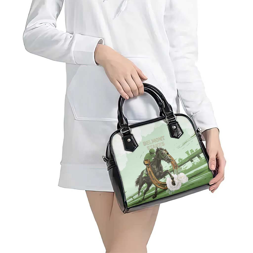 158th Anniversary Belmont Horse Racing Shoulder Handbag Run for the Carnations