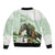 158th Anniversary Belmont Horse Racing Sleeve Zip Bomber Jacket Run for the Carnations