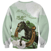 158th Anniversary Belmont Horse Racing Sweatshirt Run for the Carnations
