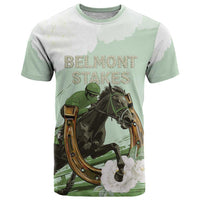 158th Anniversary Belmont Horse Racing T Shirt Run for the Carnations