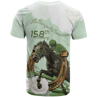 158th Anniversary Belmont Horse Racing T Shirt Run for the Carnations