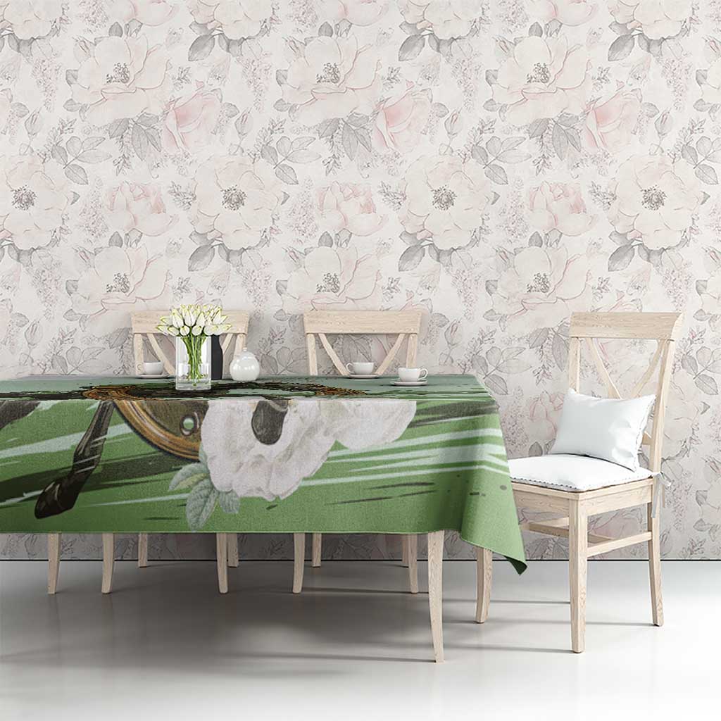 158th Anniversary Belmont Horse Racing Tablecloth Run for the Carnations