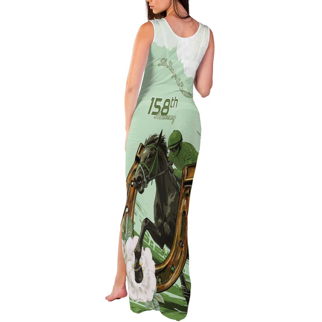 158th Anniversary Belmont Horse Racing Tank Maxi Dress Run for the Carnations