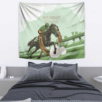 158th Anniversary Belmont Horse Racing Tapestry Run for the Carnations