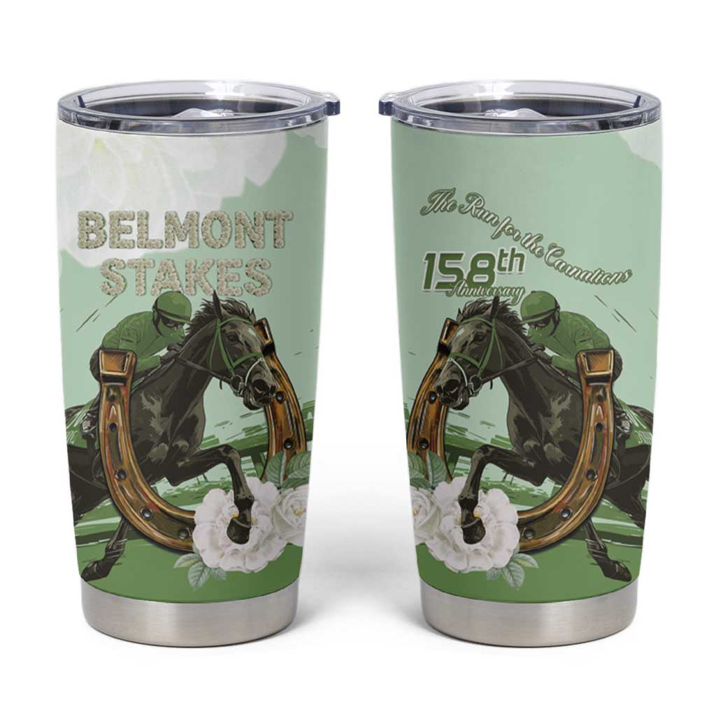 158th Anniversary Belmont Horse Racing Tumbler Cup Run for the Carnations