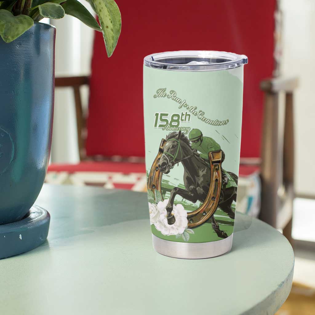 158th Anniversary Belmont Horse Racing Tumbler Cup Run for the Carnations