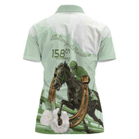 158th Anniversary Belmont Horse Racing Women Polo Shirt Run for the Carnations