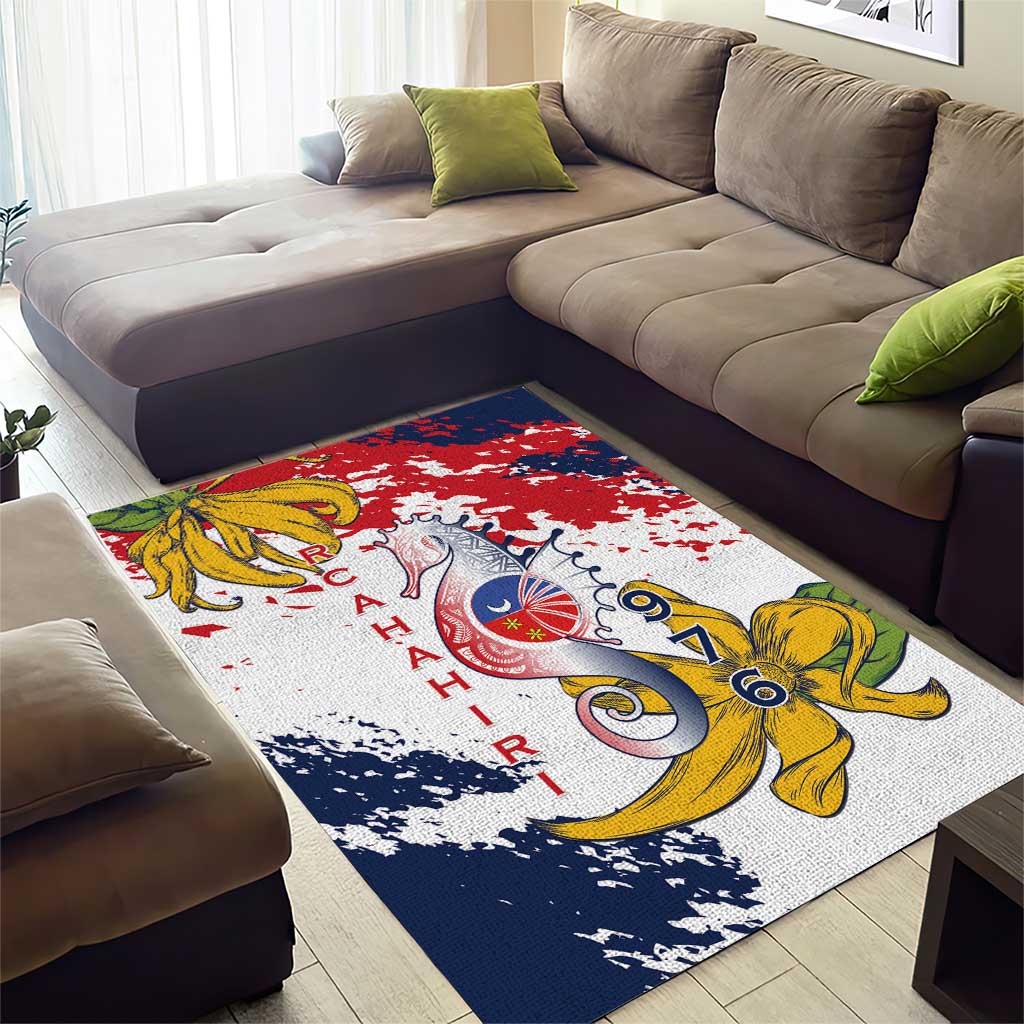 Ra Hachiri 976 Area Rug Mayotte Map With Ylang Ylang