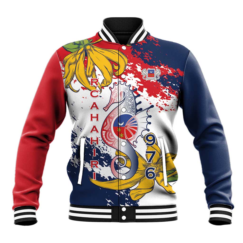 Ra Hachiri 976 Baseball Jacket Mayotte Map With Ylang Ylang