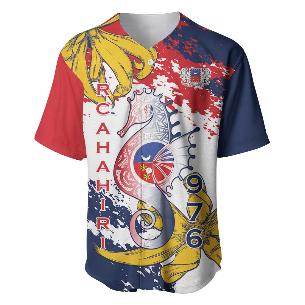 Ra Hachiri 976 Baseball Jersey Mayotte Map With Ylang Ylang