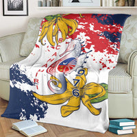 Ra Hachiri 976 Blanket Mayotte Map With Ylang Ylang